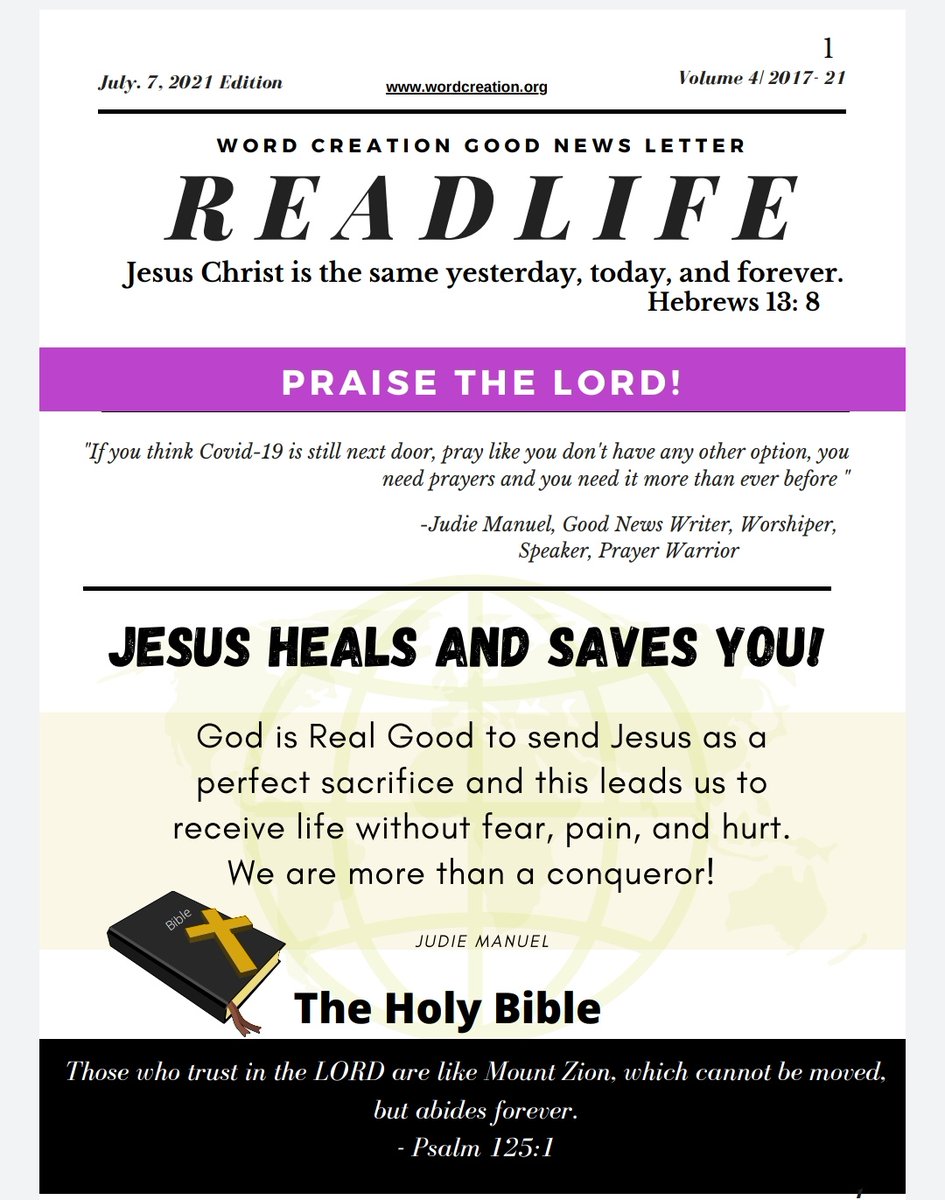 wordcreation7's tweet photo. 7th July #READLIFE GOSPEL LETTER
READ It's IMP - https://t.co/FbmbPXrh8Z https://t.co/S9XazbhPzZ