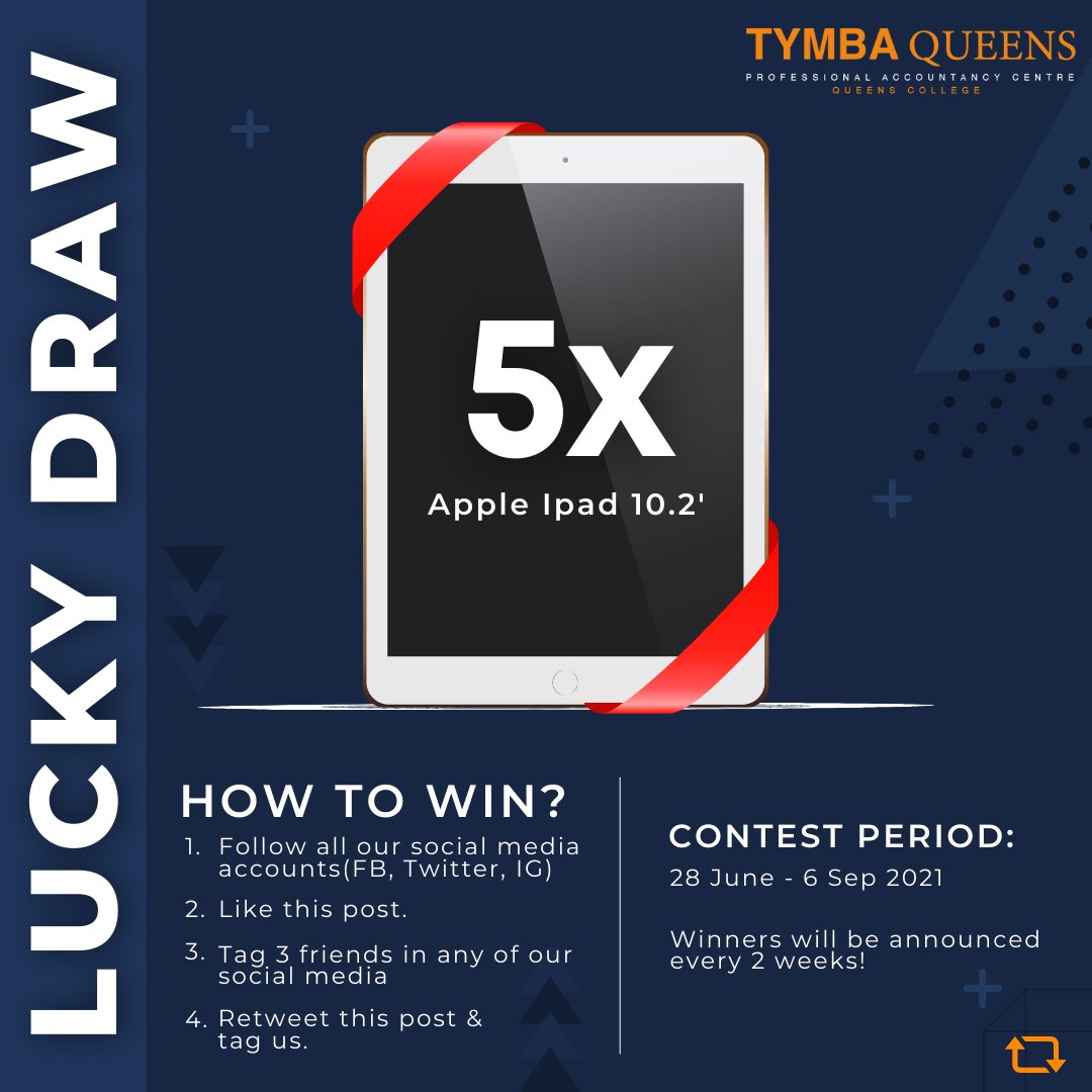 TymbaQ's tweet photo. DONT GIVE UP YET! 4 more iPads left to be won! Contest ends 6th of Sept! 😉

So what are you waiting for?

Join our contest! https://t.co/9oQFGTJ84l