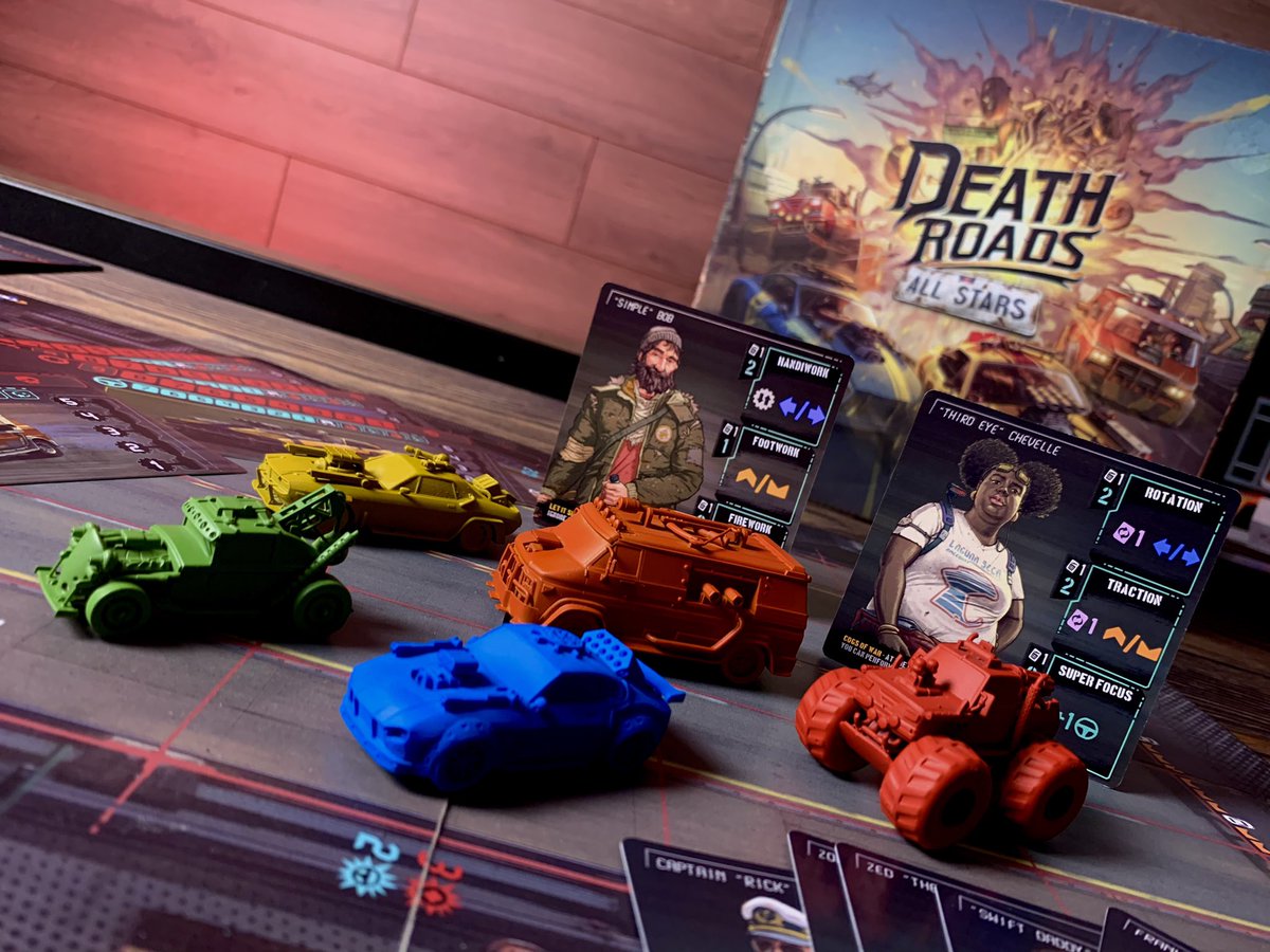 BoardgameCorner's tweet photo. Start your engines! Once you do, there is no turning back…

Death Road: All Stars 🚘🏁

From @KnightsOfUnity, soon to be a #DTPreview https://t.co/9Nm5XcWQYf