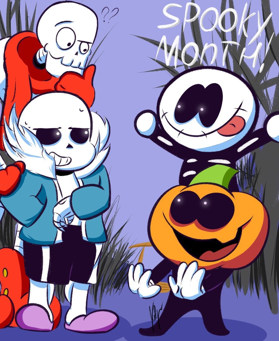 Spooky Month x Undertale part 2 (Bob is in love?)