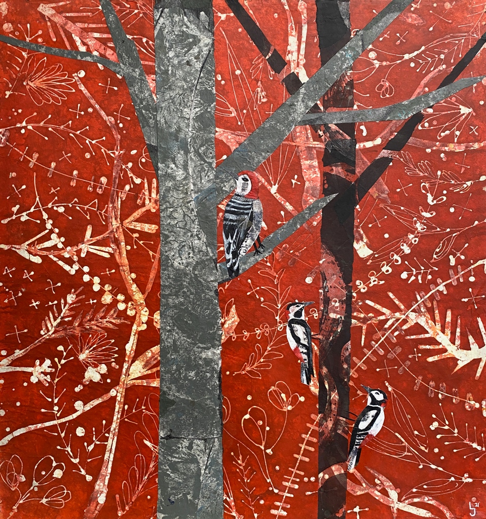 LisaSculptorgal's tweet photo. Lisa Jennings Art
Rhythm of the Forest
32"x30 Batik Resist, Pigmented Paper, Acrylic
#artist #modernart #interiordesign #contemporaryartist
#memphisdesign #interiordecor #artsmemphis, #lisajenningsart, #lrossgallery https://t.co/Vm1xrJgXDA
