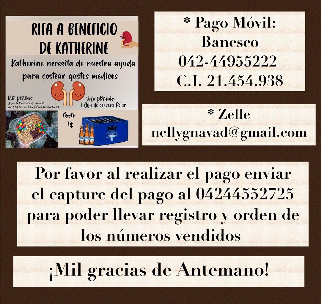 Quien se apunta/anima a ayudar a comprarme una rifa profondoss? Graciasss aquí están los datos para seguir recolectando para mis exámenes