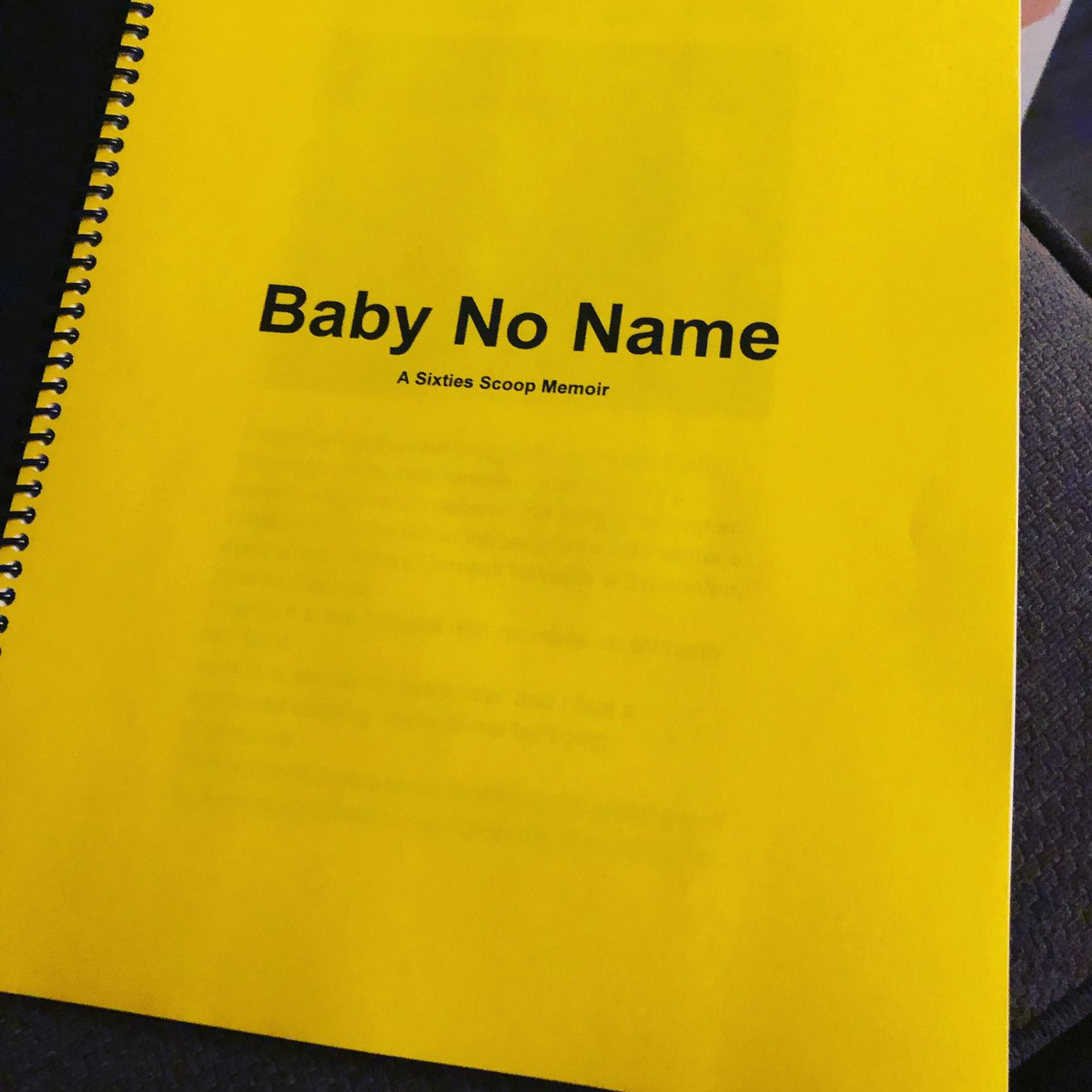 Looking for sponsors to self publish. Donate at jimrafferty@hotmail.com  for my book Baby no name- a Sixties scoop memoir. Please retweet 😃 @TuffCunts @krismeloche @PmartinPamela @KurtRobson007 @anitastewart76 @MrPink95464441 @MsLegh @Busy_Being_