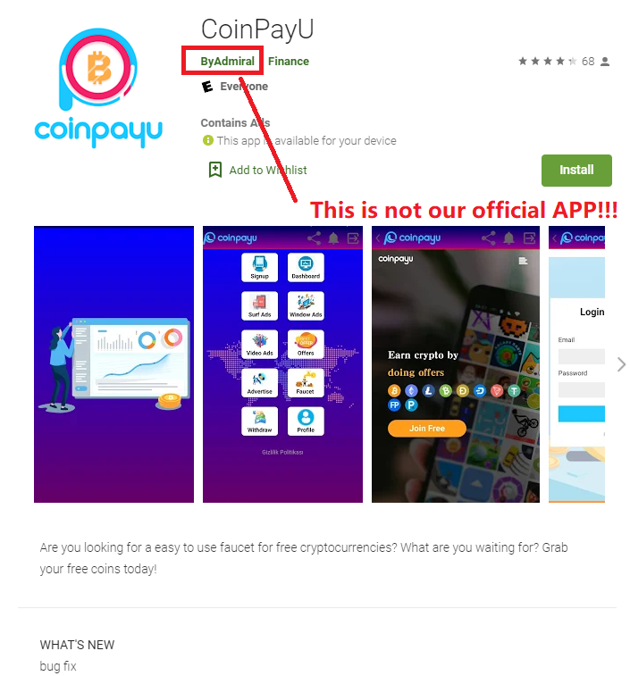 rewardjoycom's tweet photo. This is not our official APP.  Use this may cause loss of your account data. Please report it.
https://t.co/Air48Nx23V https://t.co/Hb624KTRRU