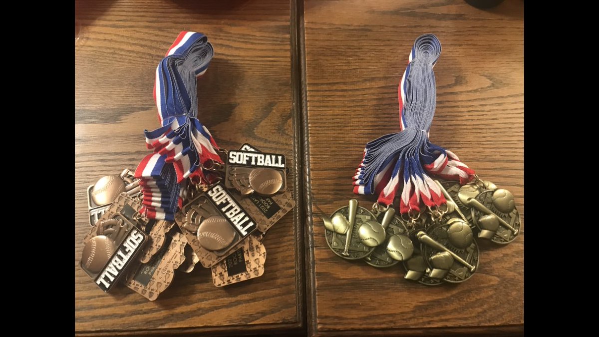 Baseball and Softball Awards Day is set for next Wednesday, July 21st, at 5:30! We will start with t-ball and move up in divisions. See you there!
