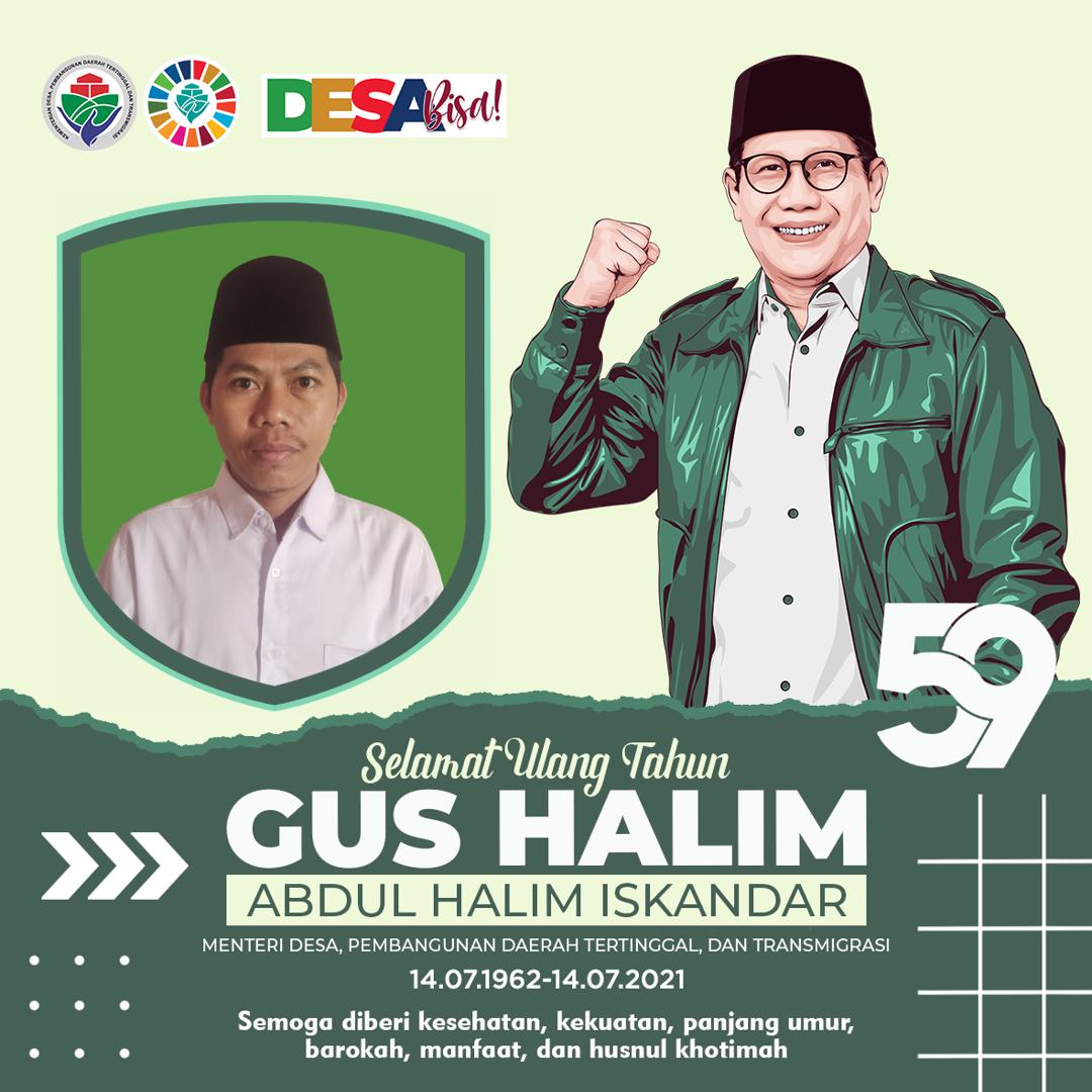 #tppilamongan #tppjatim Ngaturaken Sugeng Ambal Warso ke 59 Gus Menteri Abdul Halim Iskandar  Mugio Tansah Pinaringan Rahayu Wilujeng Slamet, Panjang Yuswo Barokah. Aamiin