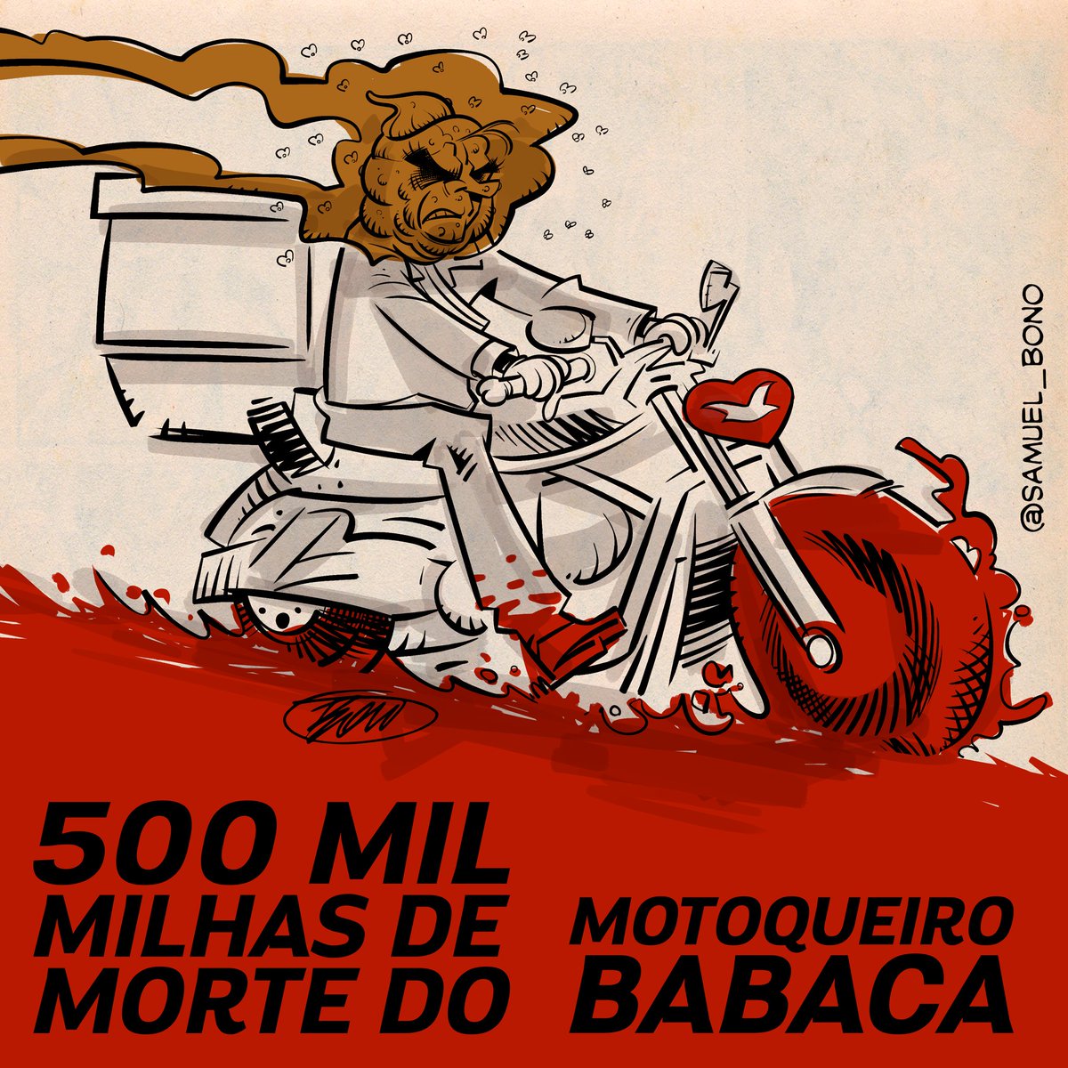 MilicosMarvel's tweet photo. FORAAAAAAA!!!

#ForaBol卐onaroGenocida #ForaBolsonaro #ForaGenocida #motoqueirobabaca https://t.co/h9JCaaIiaZ