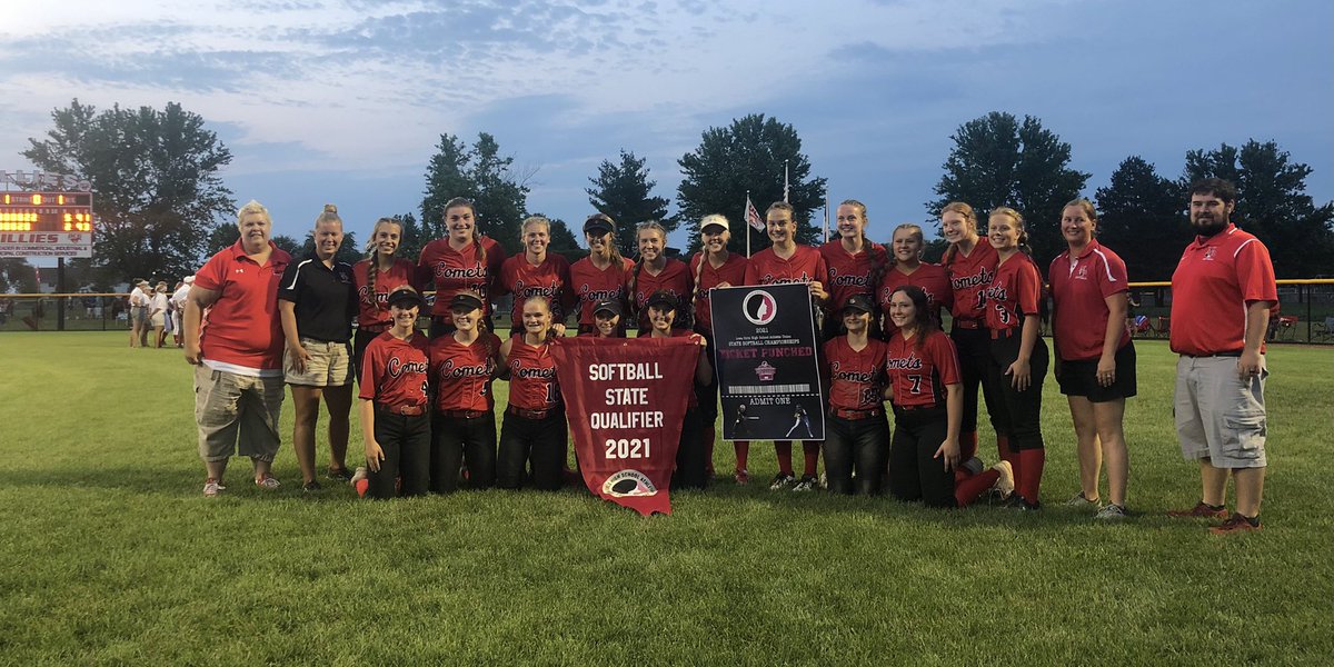 Ticket Punched! The Comets advance to the state tournament with a 5-2 victory over DCG! 🥎 #GoComets
