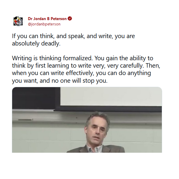 Katja_Thieme's tweet photo. Who'd like to hear a conversation between #JordanPeterson and #GeoffreyMiller about yet another topic on which they have insufficient knowledge? Let's make it writing pedagogy this time! https://t.co/r1JkIAcYGt