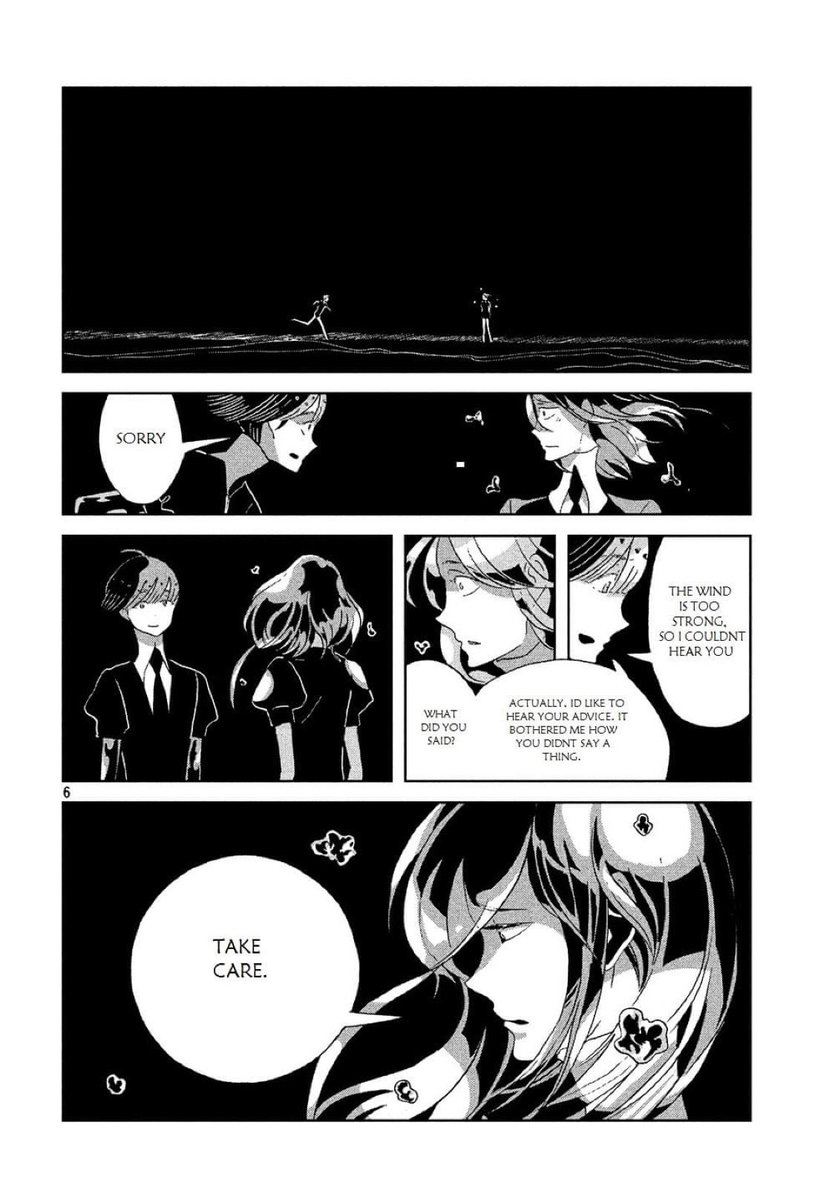 hnk spoilers ⚠️ remembering how this ch 52 scene made me so crazy🧍 the sense of urgency in shinsha's tone and their unusual behavior of wanting to be involved with another gem was so perplexing... shinsha lost composure for phos' sake and chose to give phos up in the end...🥲 ok 