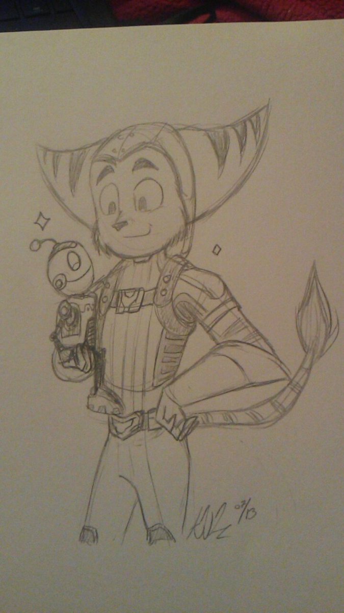 snkFTW443's tweet photo. @JATactor @dkayevo First time drawing Ratchet! Yaaay!
#RatchetAndClank #RatchetAndClankRiftApart #cuteduo #fanart #sketch https://t.co/6LeXAOG5SZ