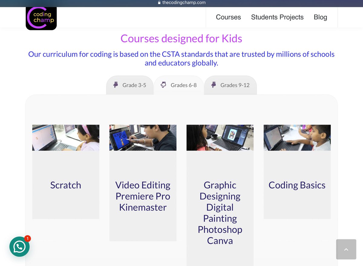 CodingChamp_in's tweet image. Book free demo coding class. visit thecodingchamp.com.
Live Coding Classes for kids of grade 4 to 10. We offer Scratch ,Photoshop ,Basics .
#Onlineclasses #100DaysOfCode #ad #WomenWhoCode #digital #javascript #Python #kids #AcademicTwitter #noida #school