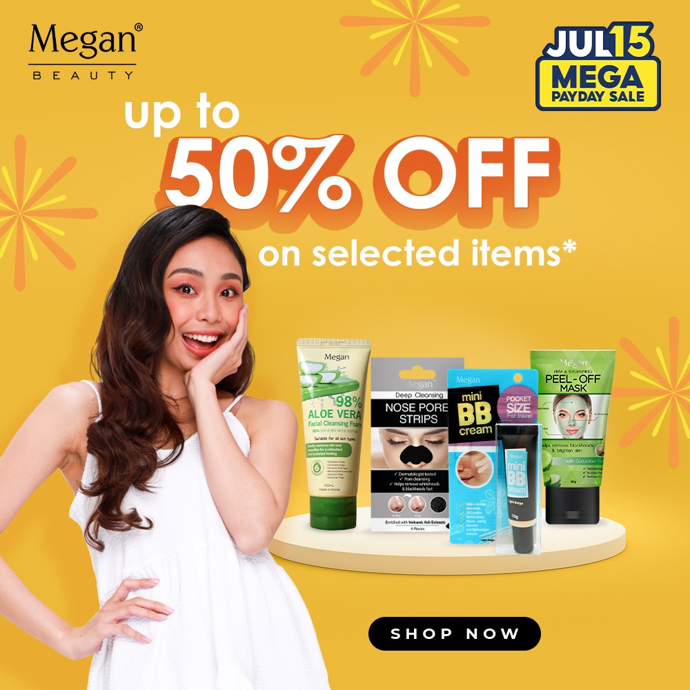 MeganBeautyPH's tweet photo. ✨GET UP TO 50% OFF!✨

Beshies it's Shopee's Mega Payday Sale! Get ready to add to cart your favorite Megan Beauty products and check out this July 15, 2021 to get it at its discounted price!

🛒 Shop here: https://t.co/8TYDH0rQOo

#MeganBeauty #MegandaKa #ShopeeSale #PaydaySale https://t.co/FACrvYb3ah