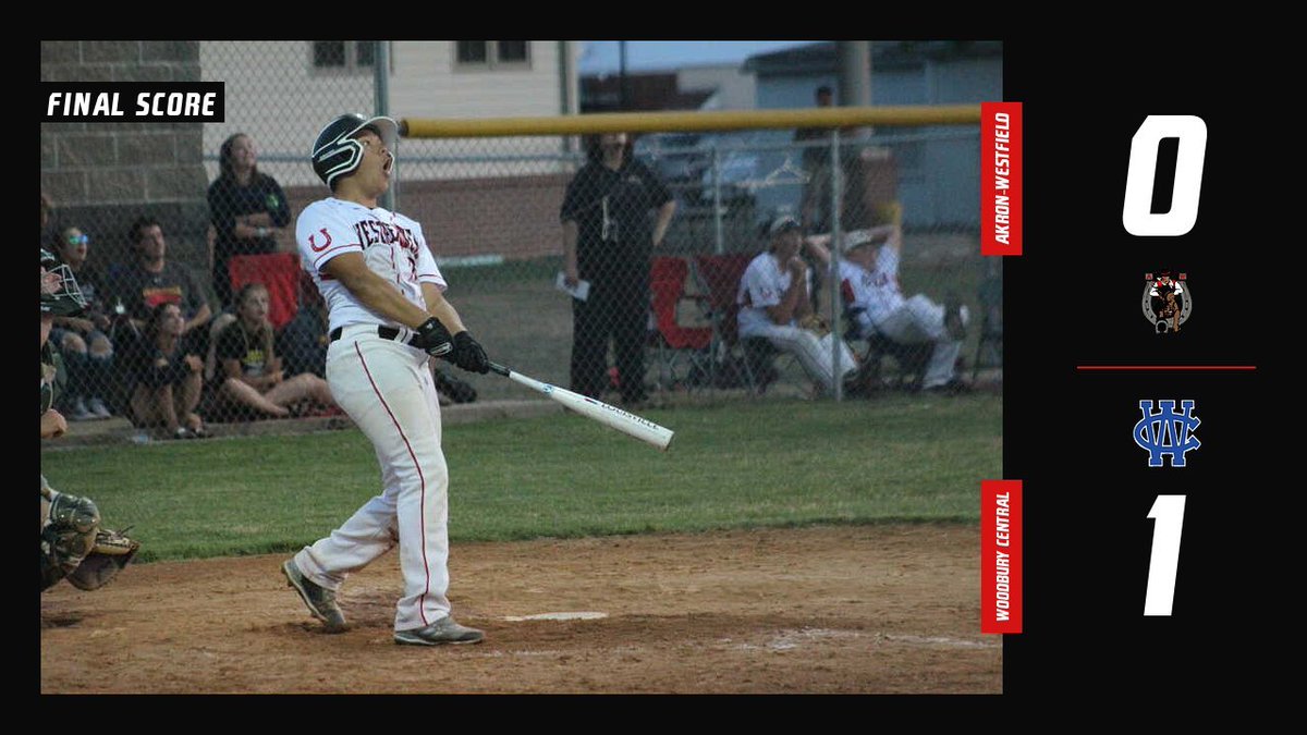 Our season ends tonight in Moville 1-0 in 8 innings. All the love in the world to our lone senior, Sam Mullinix, who battled all night (and all season) long. Thank you so much, Westerner fans, for all of your support this season! Can’t wait for next year!