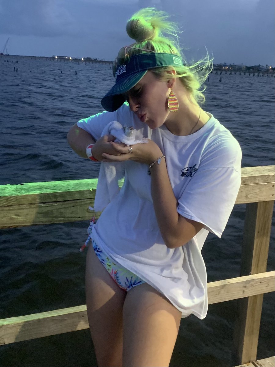 Kissing a fish is good luck right? 🧐
