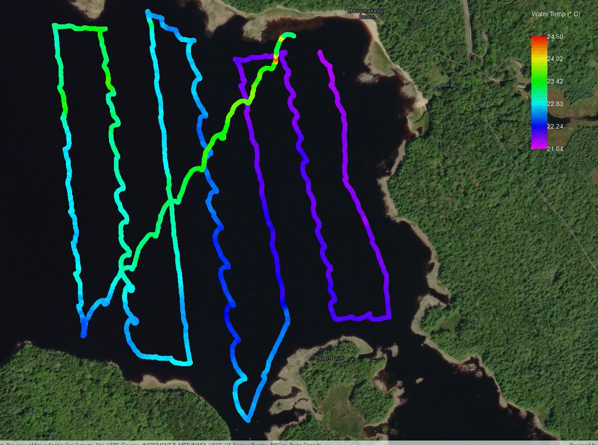 AMOS went camping this weekend. Fortunately the heavy winds and rain from Elsa subsided by Saturday, so there was an opportunity to do some testing and collect data near Merrymakedge Beach in Kejimkujik National Park (<a href="/ECAlertNS42/">Kejimkujik(Park)</a> )  readerforgmail.blogspot.com/2021/07/amos-g…