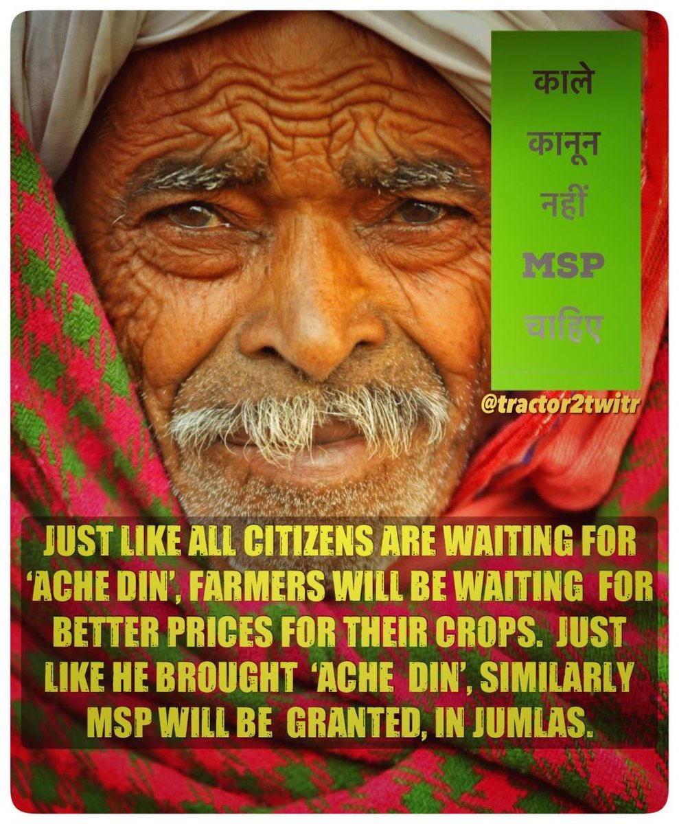 DrArchanaINC's tweet photo. Stay Strong Farmers

#FarmersProtest 
#MSP_चाहिए_काले_कानून_नहीं https://t.co/k2Zkeq5kpG