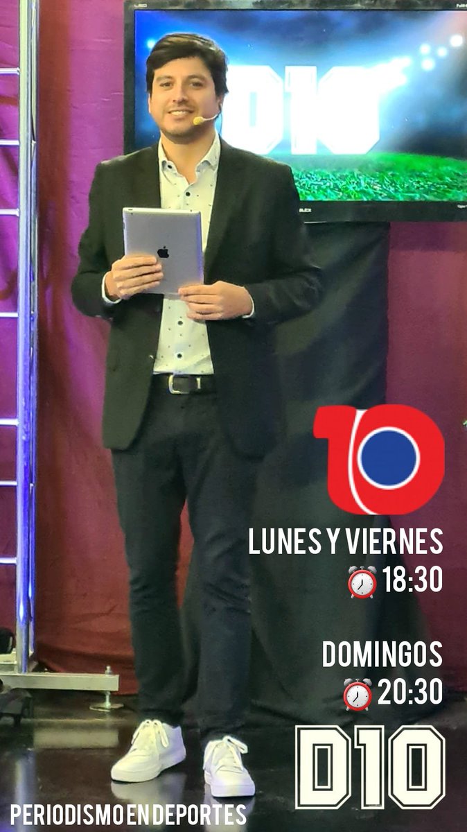 juanjovillalva's tweet photo. Más espacios para el deporte tucumano y sus protagonistas. Era necesario.
@De10Tucuman @EldaniperezOK
Periodismo En Deportes 
•Lunes y Viernes: 18:30
•Domingos: 20:30
Siempre en @canal10tucuman1
¡Muchas Gracias!
@nachogolobisky @rodolfoburgos1 #LeandroDíaz #Ronnie #ÁrbolNegro https://t.co/33cMlgU50G