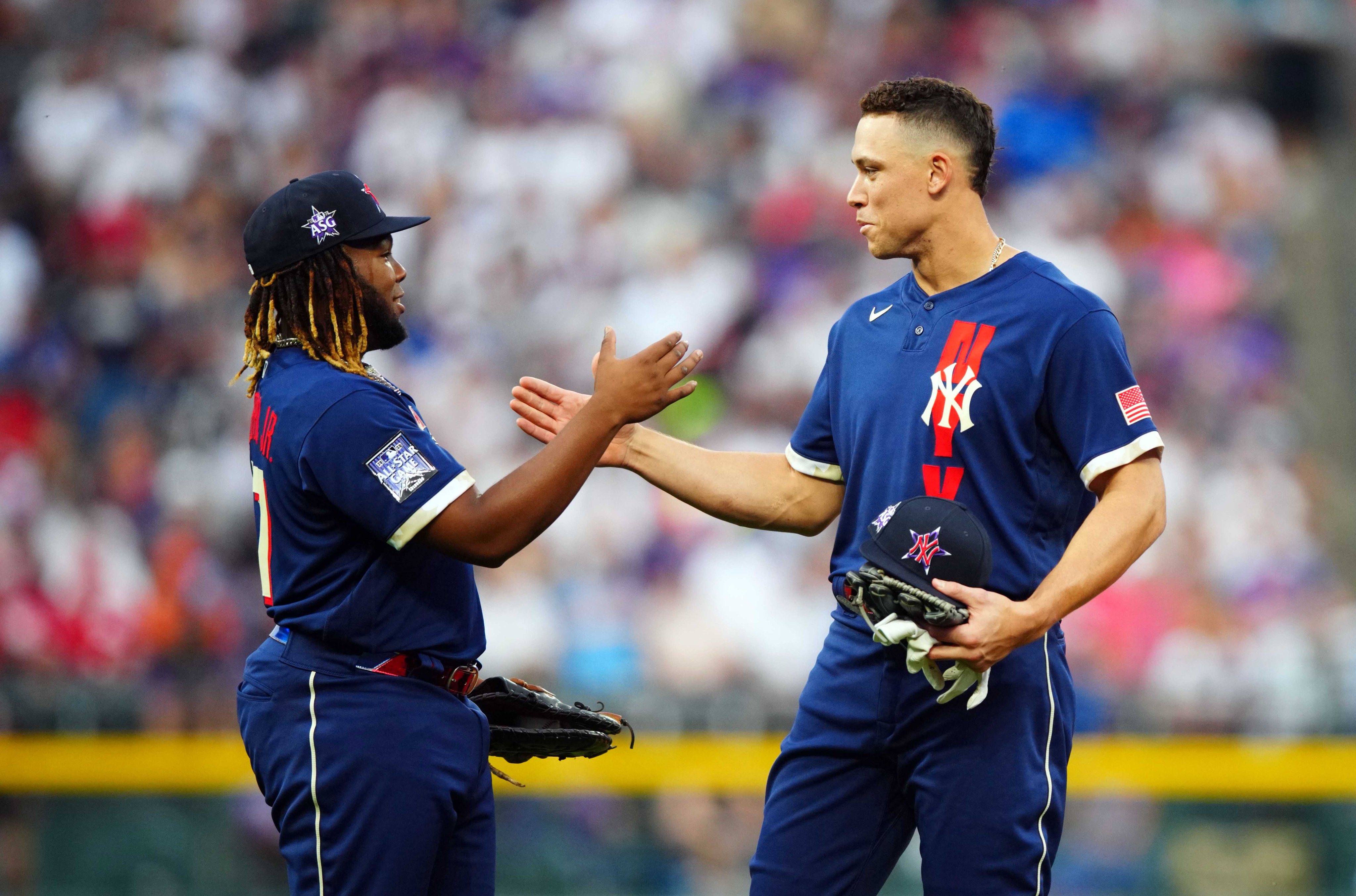 Yankees Videos on X: Aaron Judge at the All-Star Game ⭐ https