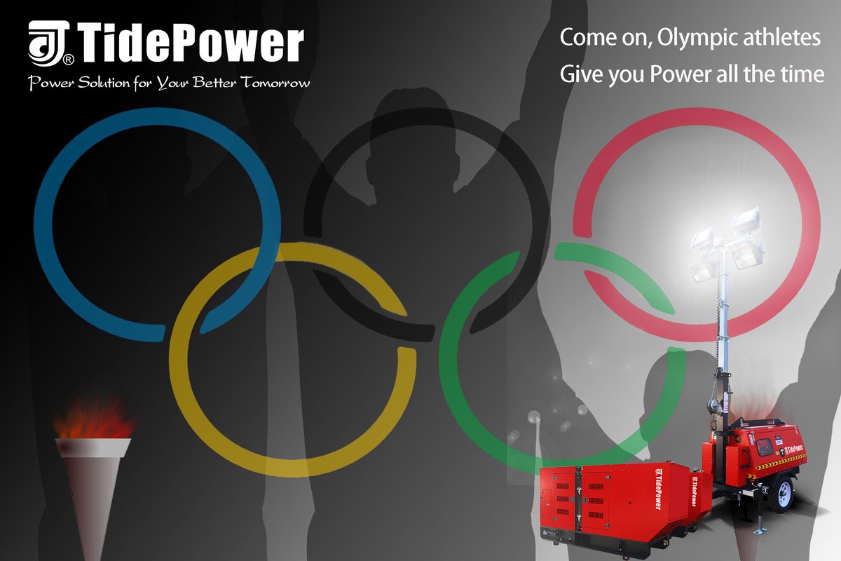 There are 9 days before the Tokyo Olympics kicks off on July 23.#Tide Power##diesel generator##lighting tower#GO,Olympic athletes!Tide Power Give you Power all the time. you can visit Tide Power's website to get more informations:tidepower.uk