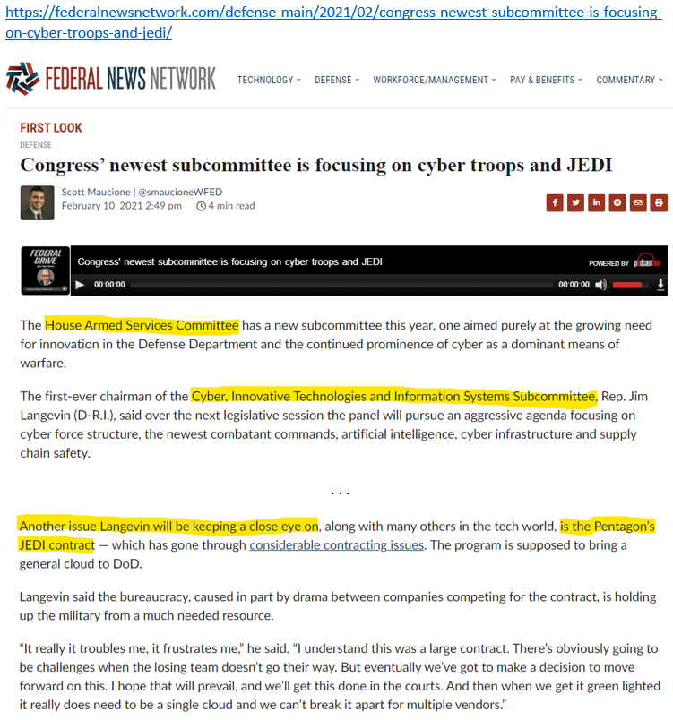 unusual_whales's tweet photo. 🚨BREAKING NEWS🚨

Rep. Pat Fallon, who sits on subcommittee responsible for DoD software contracts + cybersecurity, sells up to $250,000 in $MSFT right before JEDI contract cancellation in June. 

Absolutely incredible. He sits on the direct committee knowledgeable of this deal https://t.co/eTuIZhVOPA