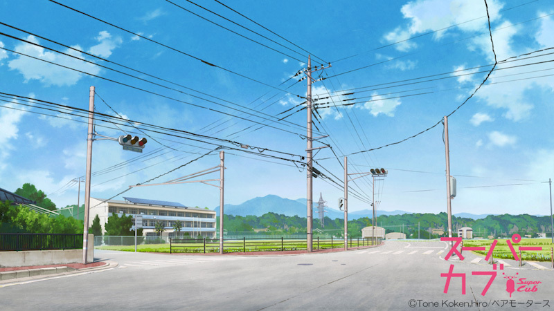 Honda アニメ スーパーカブ 背景03 Zoom バーチャル背景画像 動画まとめ Zoom Background