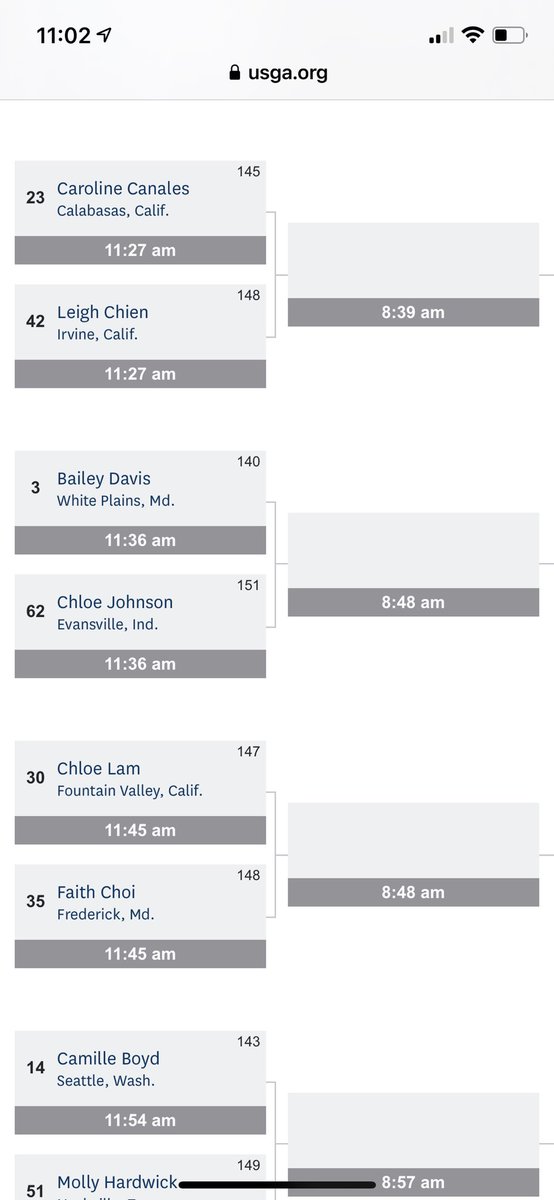 Go Bailey Go!! So proud of you! ⛳️ 🧡⛳️ <a href="/baileyyydavis/">Bailey :)</a>
