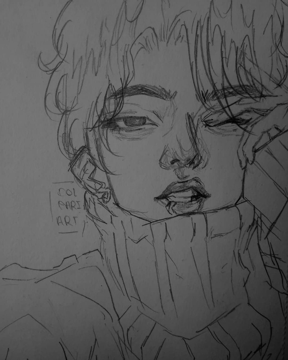 dolpariart's tweet photo. Sketch           vs                  final https://t.co/NtO7FAyUAX
