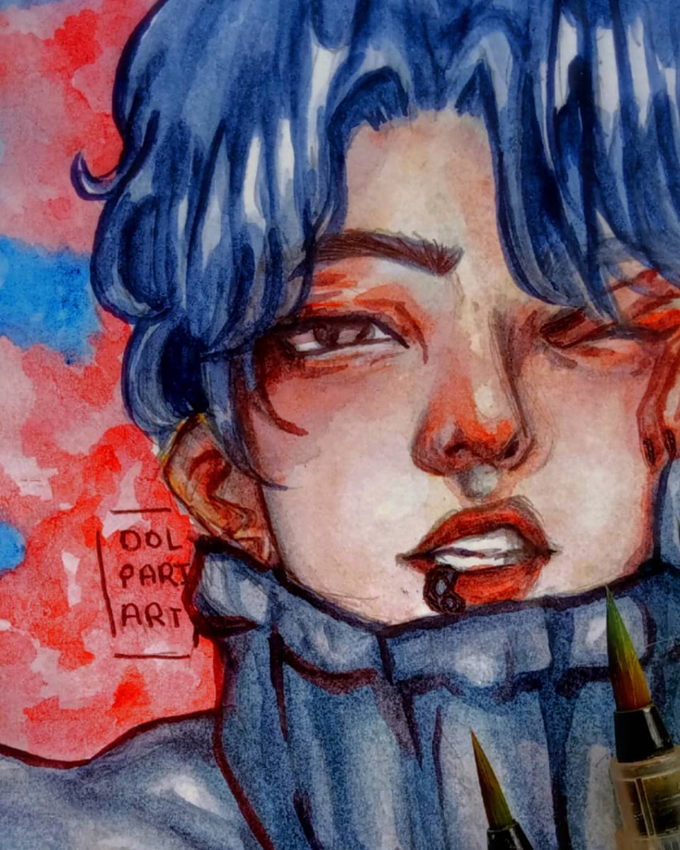 dolpariart's tweet photo. Sketch           vs                  final https://t.co/NtO7FAyUAX