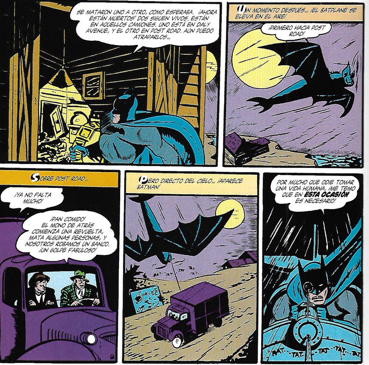 ComicClubGye's tweet photo. Batman nunca usa armas de fuego y peor aún, jamás mataría a nadie. ¿O sí? Ven la nota completa en nuestra página de facebook: https://t.co/r76xoDLqqn https://t.co/jJi4aUEkL9
