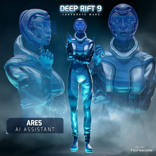 Deeprift_9's tweet photo. Say hello to Ares, our trusty AI Assistant! As your personal assistant, she will help you to get the best possible foothold on the planet and guide you to make smart decisions based on knowledge from her database! 

#DR9 #RTS #Strategy #Gaming #Indie https://t.co/tWPQupgWOG