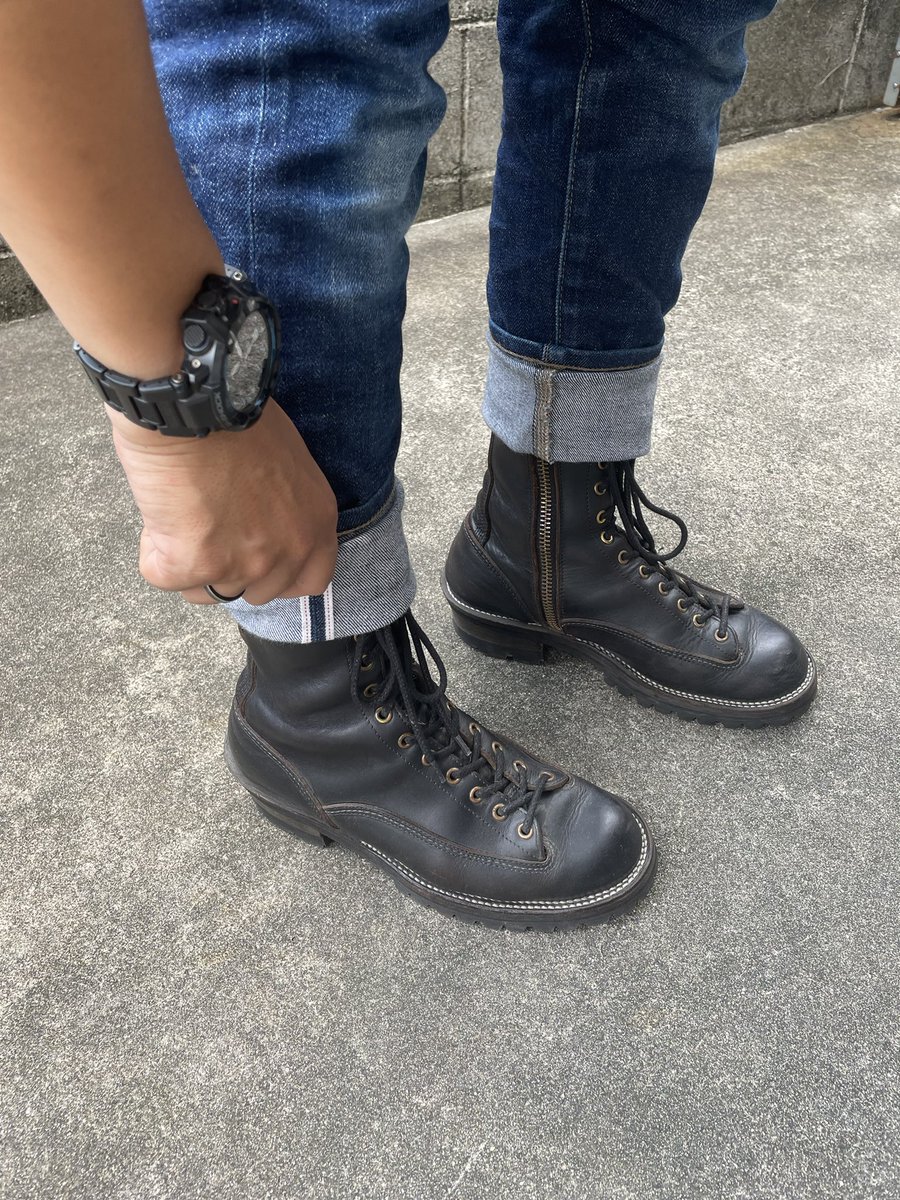 最近太めのロールアップにハマっています。ただそれだけ。