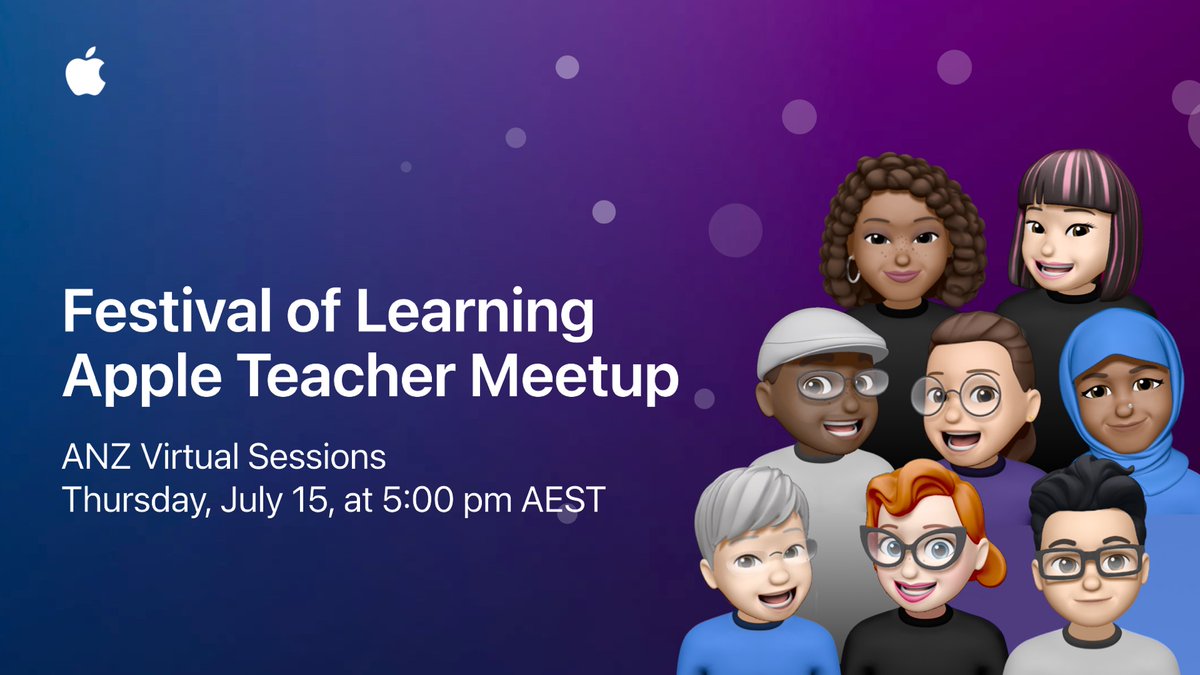 Tomorrow at the #FestivalofLearning is our first #AppleTeacherMeetup for ANZ with educators <a href="/MrMattHeinrich/">Matt Heinrich</a> <a href="/JasonM_2/">Jason Milner-ADE</a> <a href="/cbennie/">cbennie</a> <a href="/helenspanos1/">Helen Hatzifotis</a> <a href="/warringapark/">Warringa Park School</a> and <a href="/rdwilliams2/">Richard Williams  ADE</a> Register here to join us: apple.co/FestivalofLear…