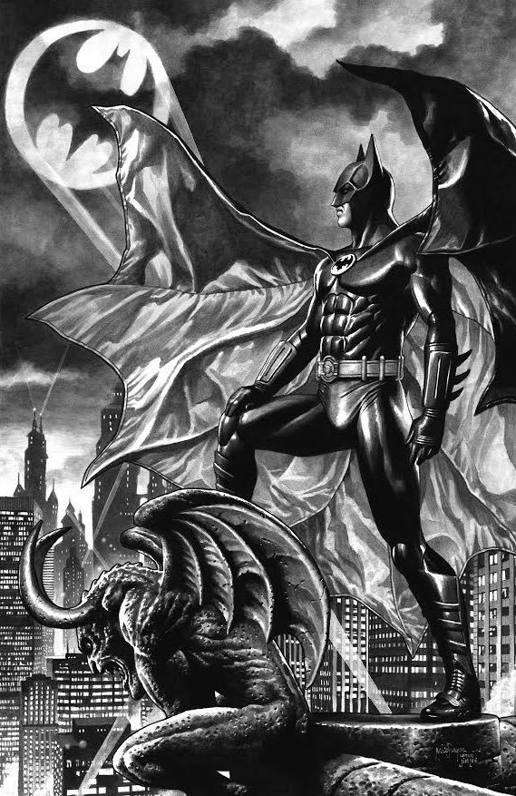 Here’s a proper shot of my Batman 89 variant cover. <a href="/JimLee/">Jim Lee</a> homage