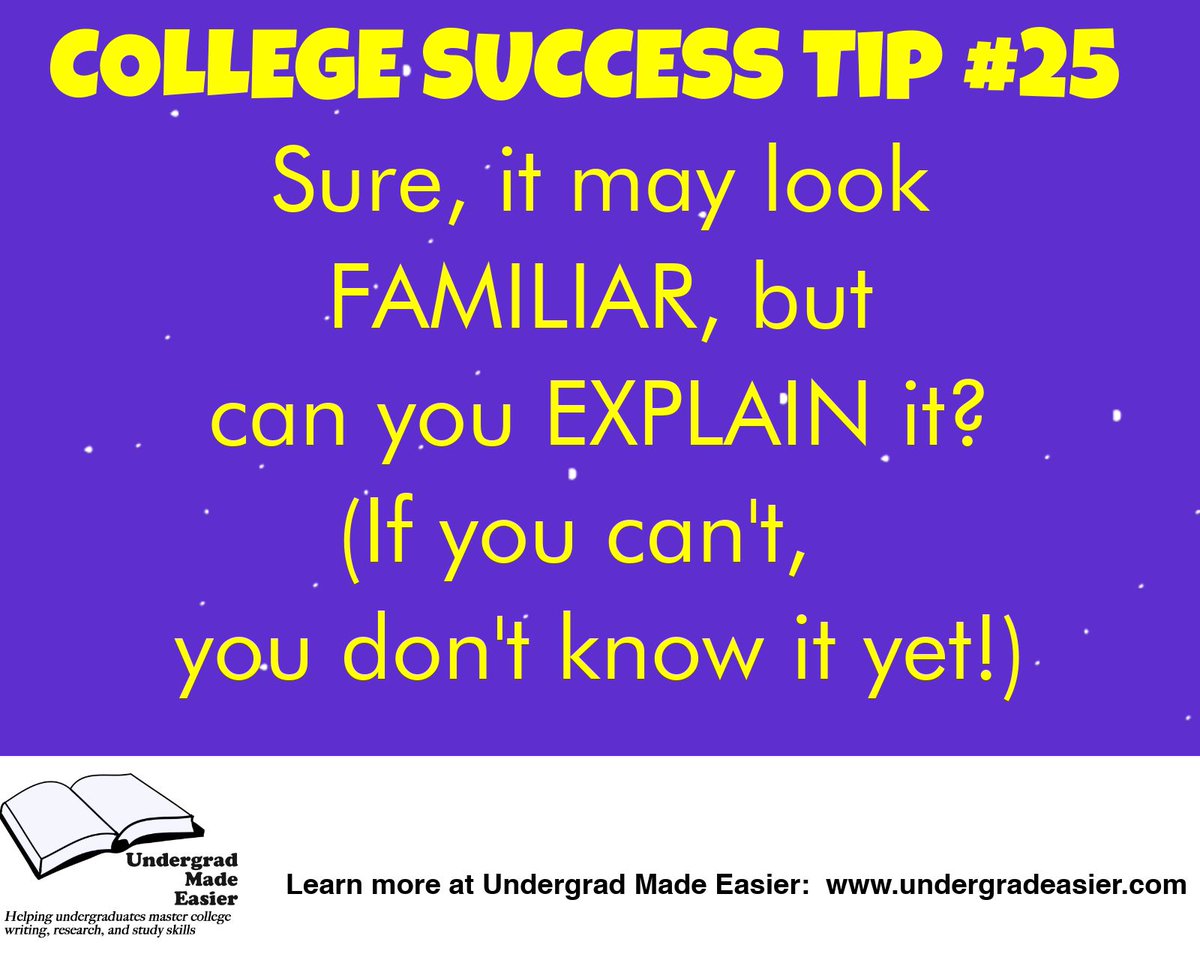 UndergradEasier's tweet image. #studytips #college #success #homeworkhelp