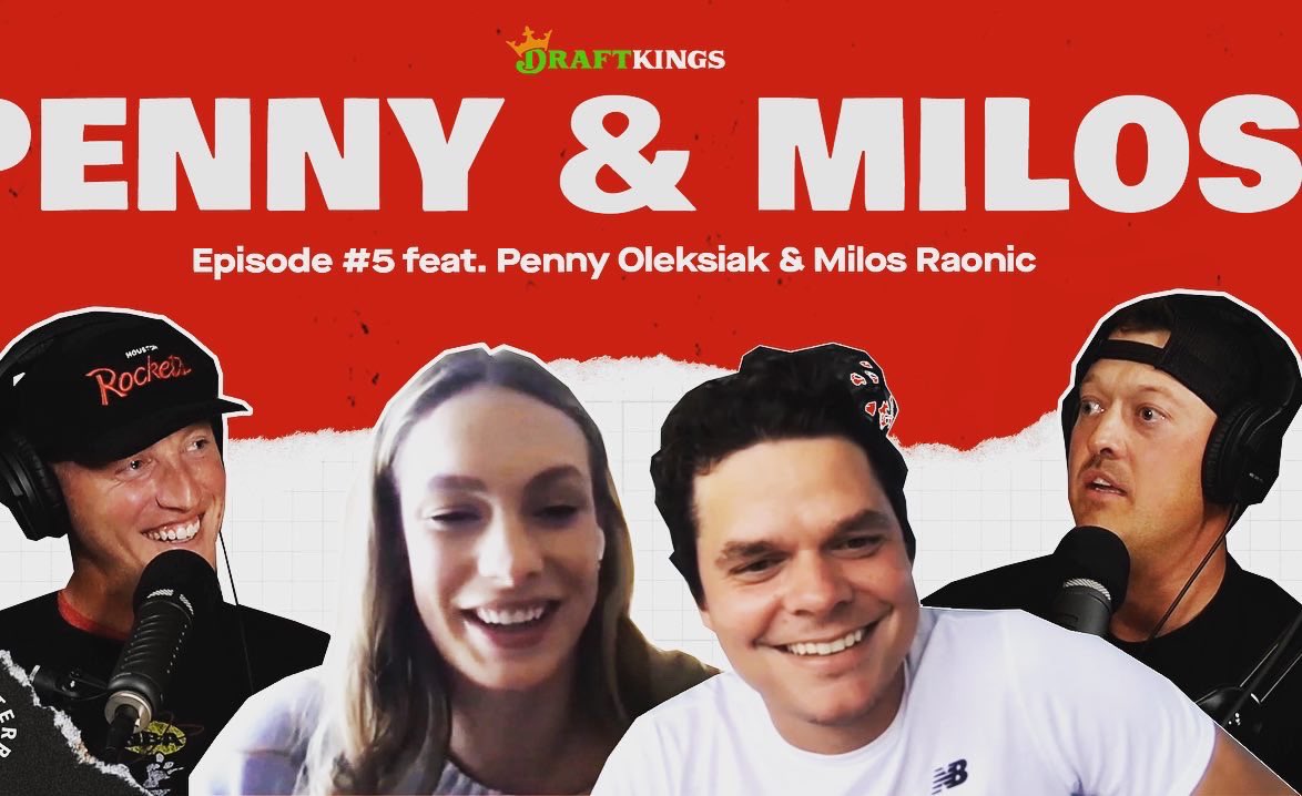 BennyHeebz's tweet photo. Episode #5 is live on the #BennyandBo show!! We had a blast with @OleksiakPenny &amp; @milosraonic 🏊🏻‍♂️🎾
Check it out here or anywhere you get your pods! #Olympics @uninterrupted @DraftKings https://t.co/td45AMIX92 https://t.co/vYH3Kb7M4f