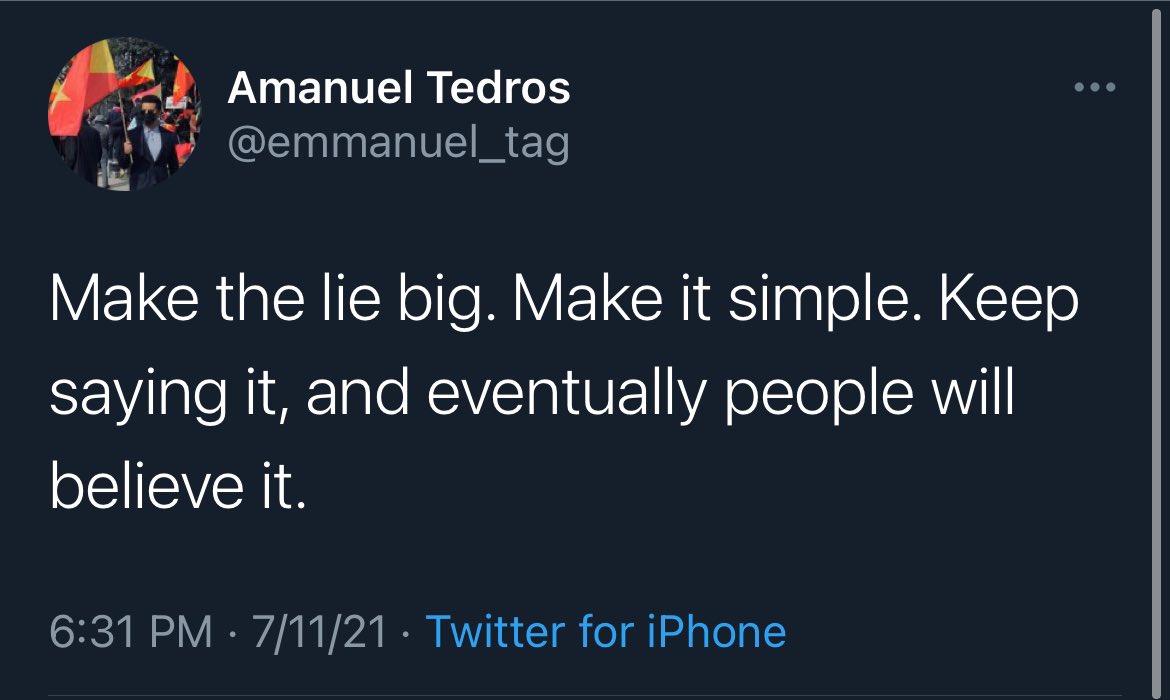 dekinakfa's tweet photo. 🤦🏽♀️🤦🏽♂️ it never stops! Persevere Deki Erey. The Truth prevails in the end! 🇪🇷 #peaceinHOA #EritreaPrevails #Eritrea #istandwithEritrea https://t.co/LOXXgunxi7