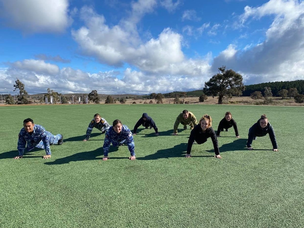 DefenceAust's tweet photo. πͺ 150 people
π 25 days
π 300,000+ push-ups
Headquarters Joint Operations Command joined 'The Push for Better Foundation' challenge, raising $6K for Canberra Headspace and Lifelineπ
π: https://t.co/FppI5eF2qd
#YourADF #DefenceValues https://t.co/c89t6kGnmk