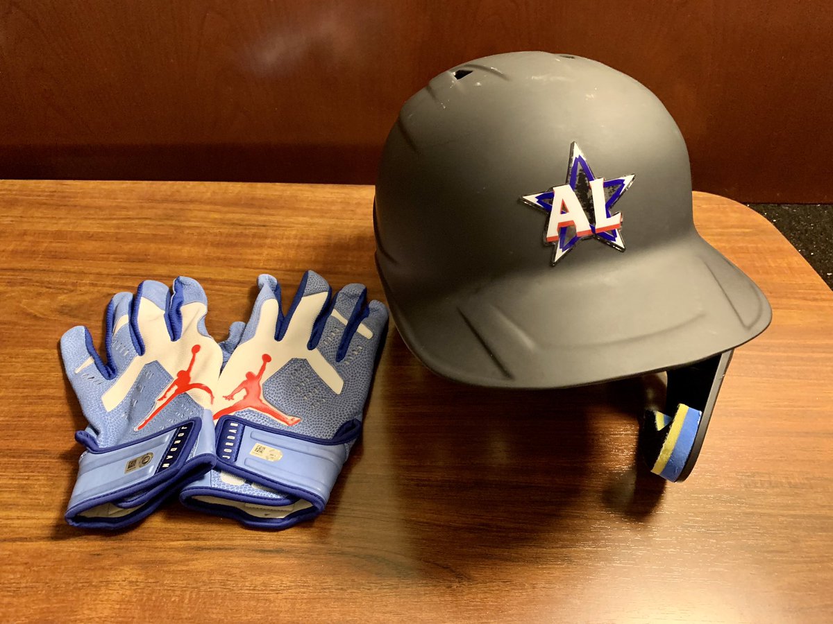 Jon Shestakofsky on X: Congrats to Vlad Guerrero Jr., the youngest MVP in  All-Star Game history! The batting helmet and batting gloves he wore in  tonight's game are headed to the @baseballhall.