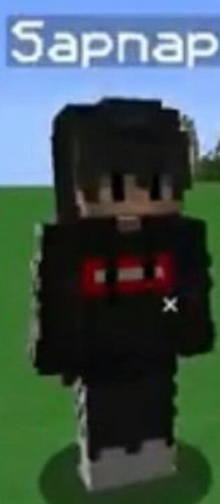 Sapnap's minecraft skin vs real skin, which one wins question mark