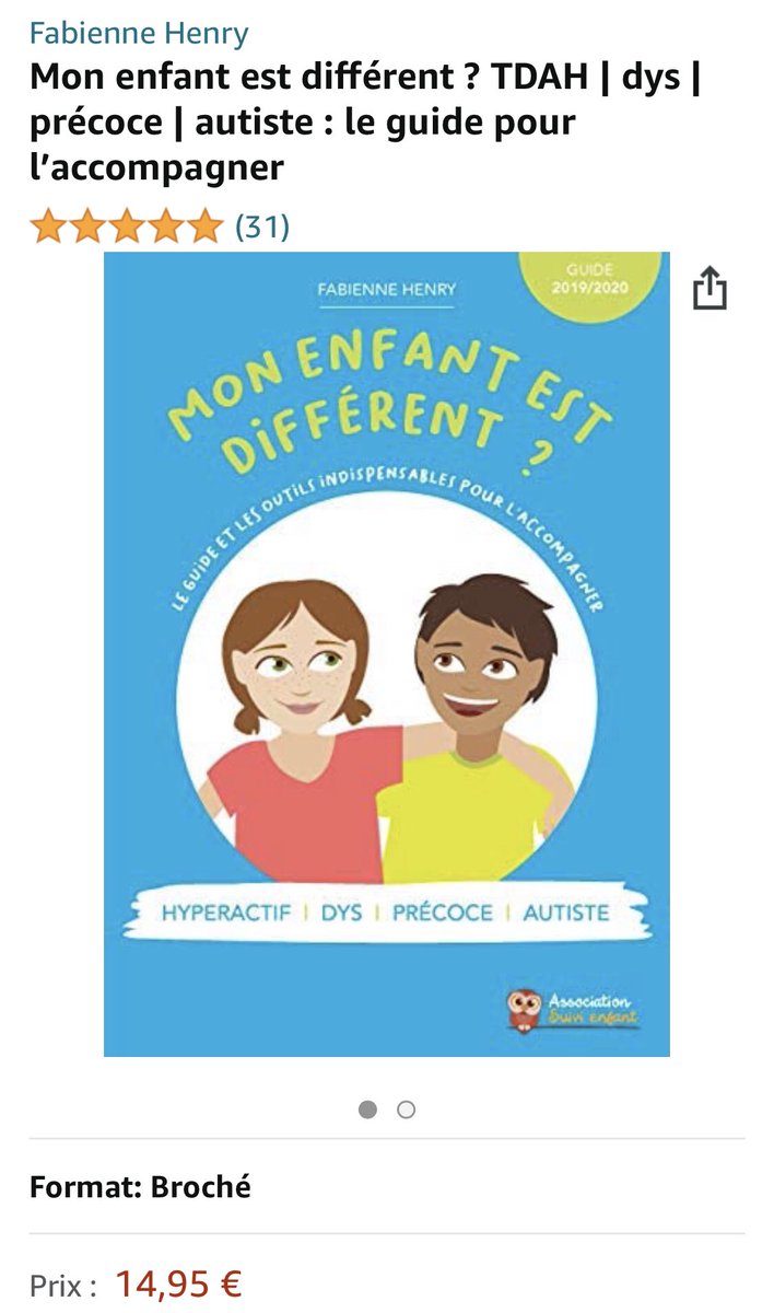 Le petit guide de l’été à commander d’urgence pour la rentrée 😀 amazon.fr/Mon-enfant-dif…
