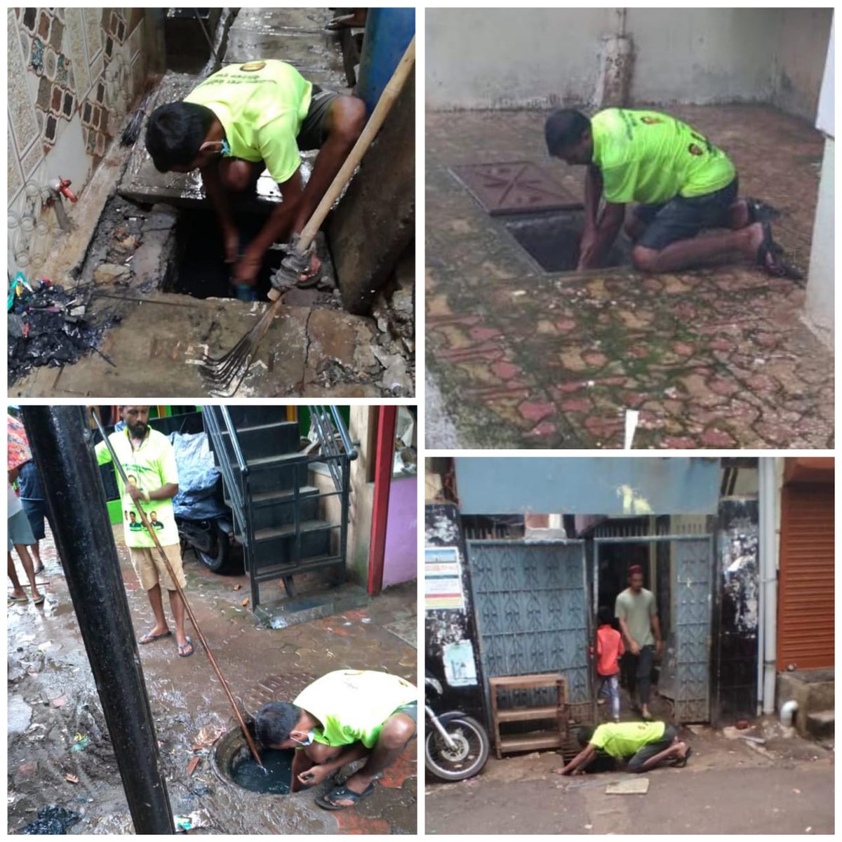 Samir1497's tweet photo. Shri Abdul Ahad Khan ji ne apne janib se #jogeshwari ki har society aur gully ka gutter aur #drainagepipelines free me clean karaya hai.
Aurye kaam aage b chalta rahega.Baarish me paani bharne ki musibat ko suljhane ki koshish jaari rahegi.
#monsooncleanup #cleanlinessdrive https://t.co/Z6B3uUFQLq