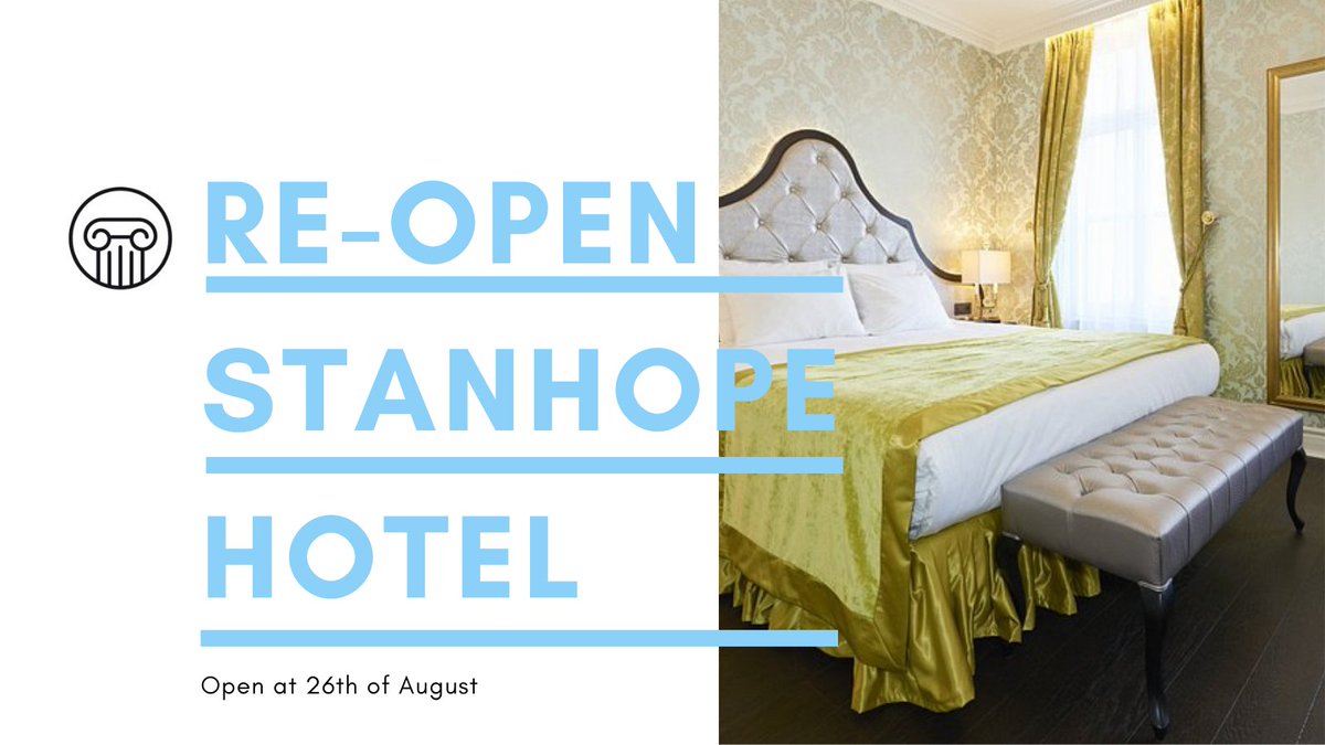 ExploreBrussels's tweet photo. Good news ! Le Stanhope Hotel Brussels by Thon Hotels, notre partenaire lors de la Brussels Biennale-Neoclassic, rouvrira ses portes le 26.08.2021 prochain après de longs mois d'inactivité suite à la crise sanitaire. 
Infos👉 https://t.co/HOAigCp0pp
#hotelbrussels #stanhopehotel https://t.co/Wpn9KC6IzA