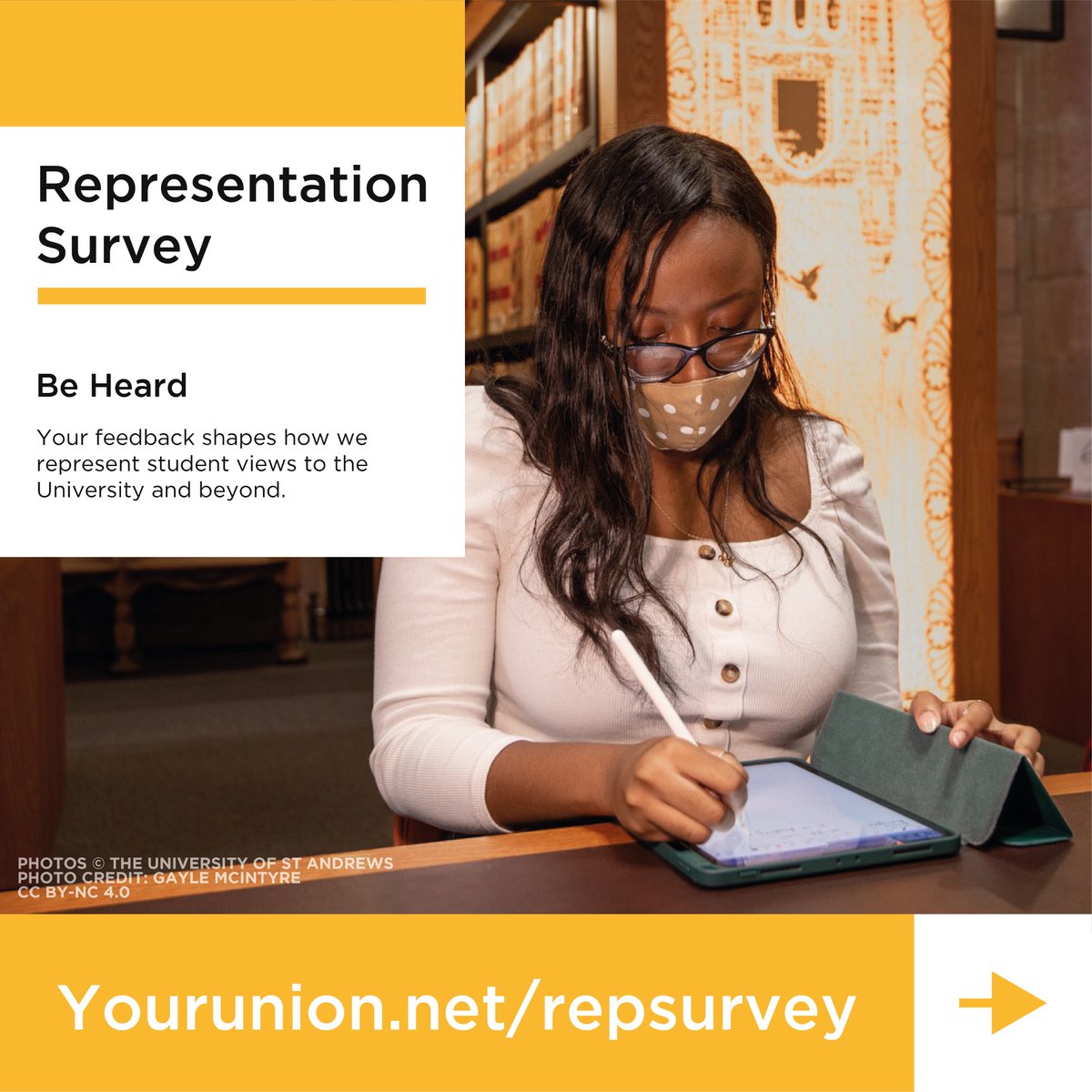 Barry Will, Association President (@stapresident) on Twitter photo 📢Calling all <a href="/univofstandrews/">University of St Andrews</a> students📢
We need your feedback! <a href="/standrewsunion/">St Andrews Students' Association</a> is currently running 2 surveys which will help inform our strategic plan and improve what we offer!
Spaces & Services: forms.office.com/r/AGAy5zqaag
Representation: forms.office.com/r/ZCLC7jWPhy 📢Calling all <a href="/univofstandrews/">University of St Andrews</a> students📢
We need your feedback! <a href="/standrewsunion/">St Andrews Students' Association</a> is currently running 2 surveys which will help inform our strategic plan and improve what we offer!
Spaces & Services: forms.office.com/r/AGAy5zqaag
Representation: forms.office.com/r/ZCLC7jWPhy