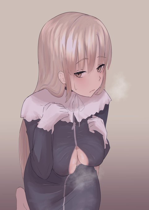 ファスナー壊れちゃったclaさん...... 