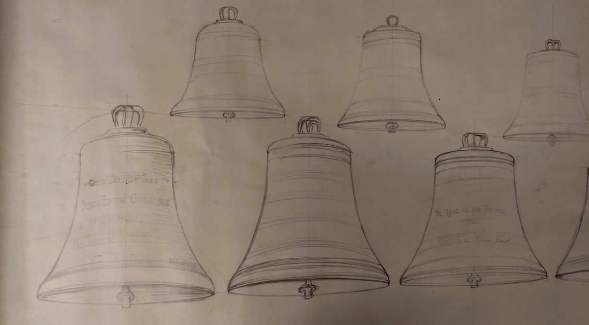 LancsArchives's tweet photo. We're not sure how much this constitutes "details" of the #carrilon at Lowe House church in #StHelens!
We certainly wouldn't recommend using #bells as hats, and we're not altogether sure they were donated by a grocer.

But, there's a nice sentiment there!

https://t.co/ckrrVQCsdP https://t.co/OjentYtveC