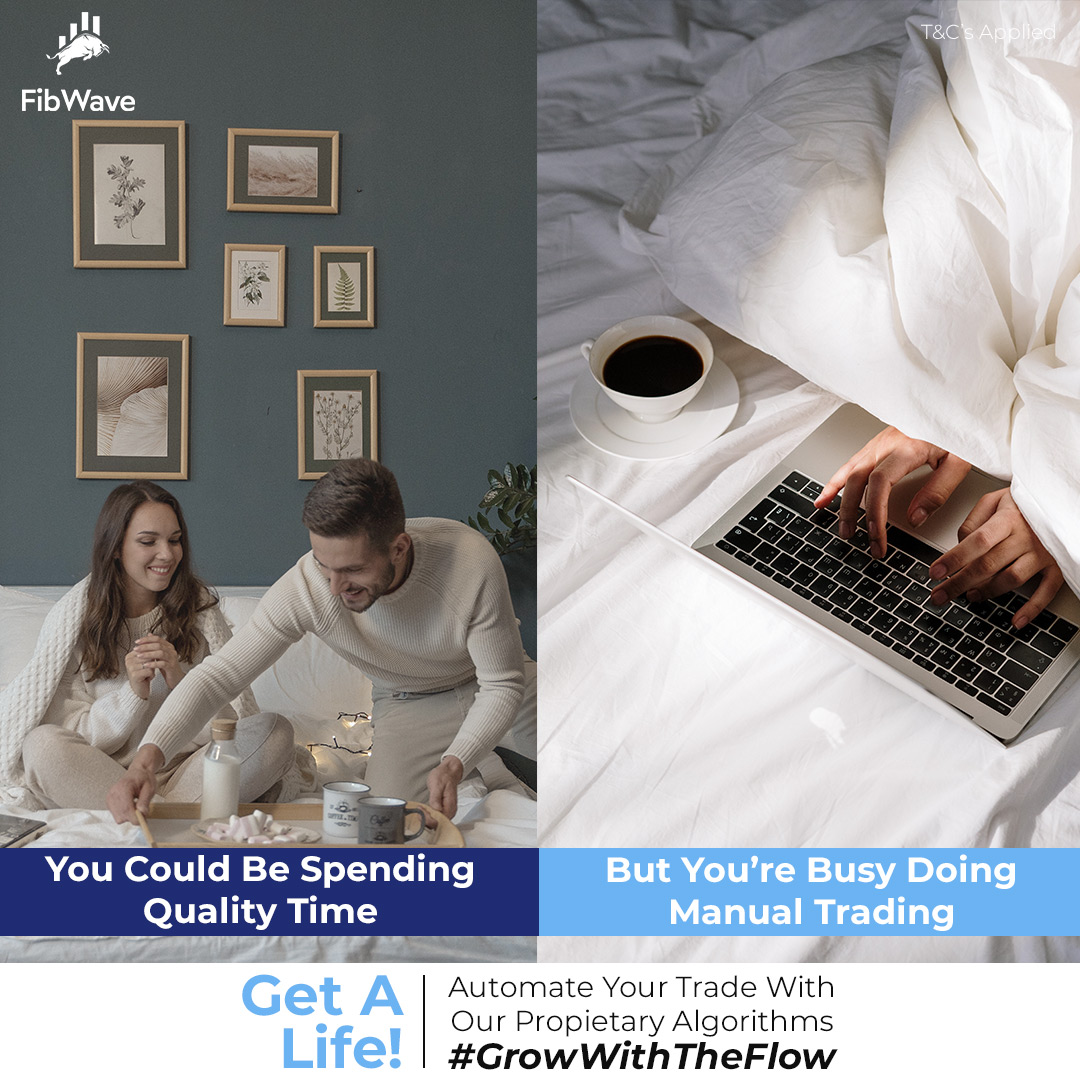 FibwaveA's tweet photo. Spending quality time with your loved one is a luxury that you can now afford.
Automate your trade with our proprietary algorithms and #GrowWithTheFlow
DM us to know more about FibWave.
#mondaymotivation #mondays #fibwaveanalytics #fibwave #fintech #hyderabad #banknifty #n ... https://t.co/MguPhozl67