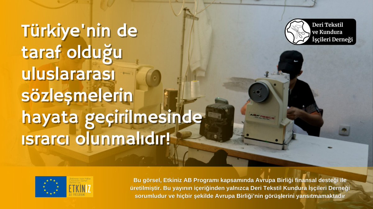 Deri Tekstil ve Kundura İşçileri tweet media