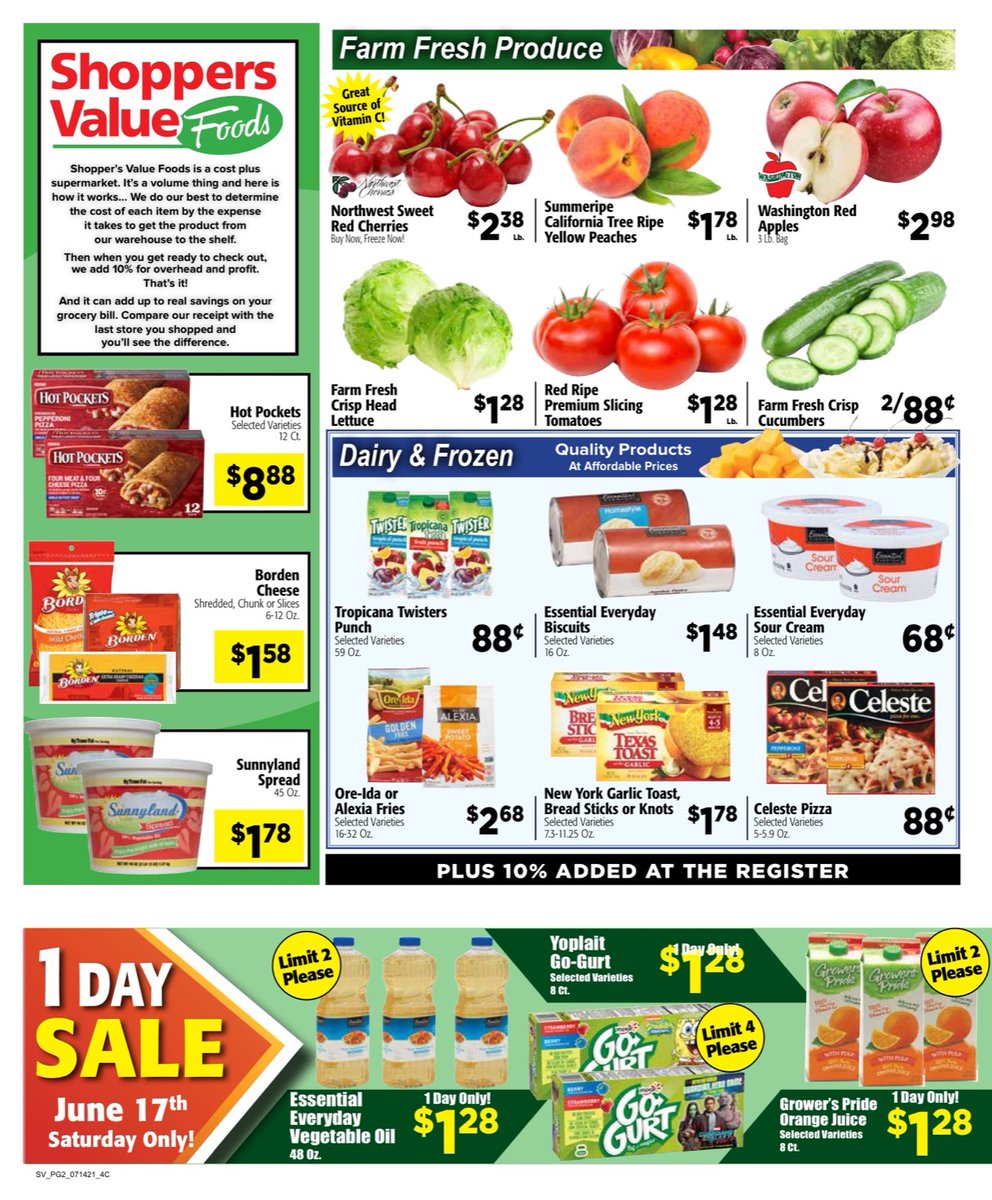 ShoppersValue's tweet photo. Check out our weekly ad for great savings!
https://t.co/DkEy6PWS4r https://t.co/JOWAi8ECO8