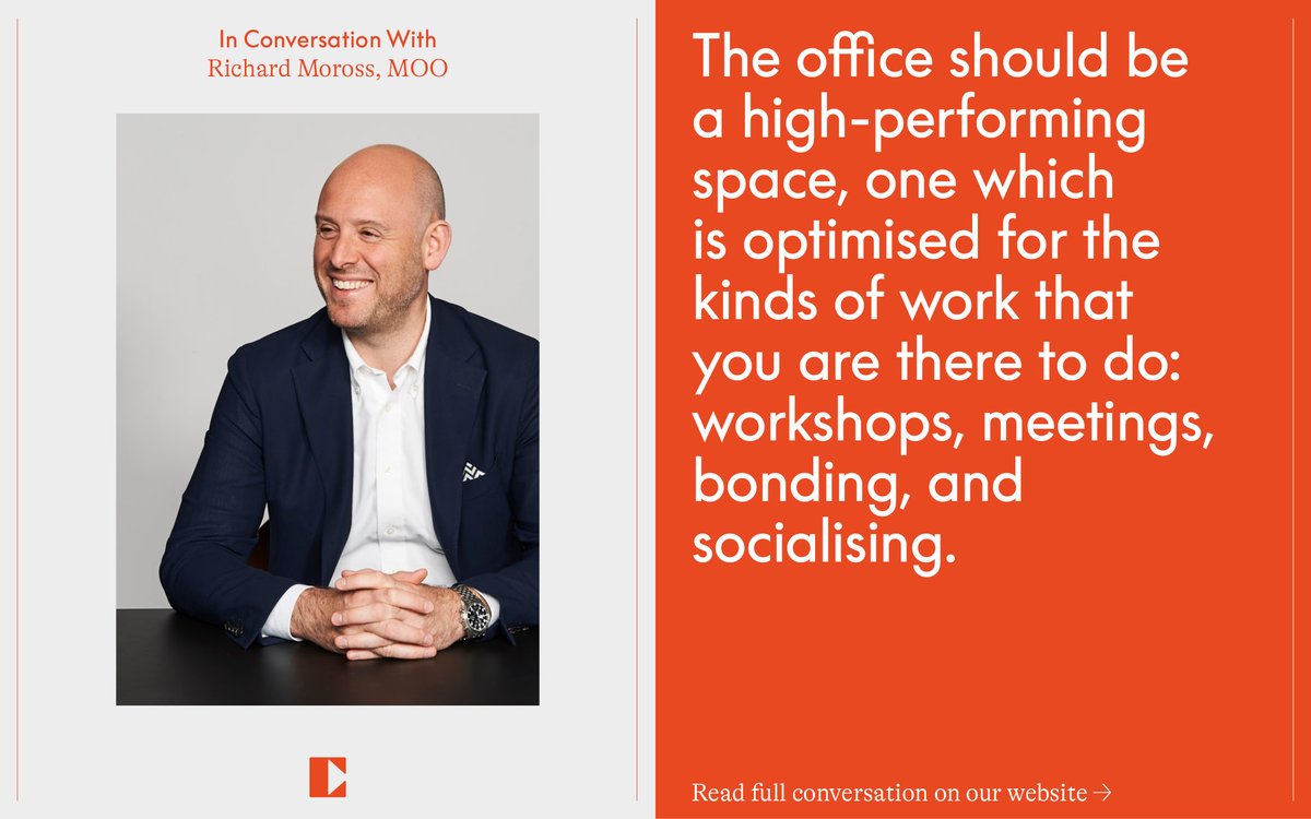 In this month’s In Conversation interview series, Compton’s <a href="/MichaelRaibin/">Michael Raibin</a> speaks to <a href="/richardmoross/">Richard Moross</a> MBE, CEO and Founder of <a href="/MOO/">MOO</a> about working from home vs the office. compton.london/blog/2021-07-1… #londonoffice #workspace #design #london #commercialrealestate #reasonstoMOOit